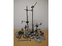 Partij laboratorium staanders/houders en klemmen - afbeelding 2 van  6