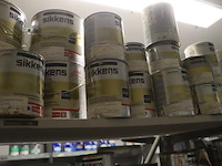 Partij lakverf, diverse soorten en merken o.a. sikkens, wijzonol & sigma - afbeelding 2 van  16