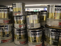 Partij lakverf, diverse soorten en merken o.a. sikkens, wijzonol & sigma - afbeelding 10 van  16