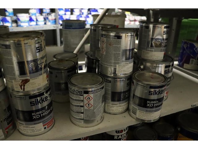 Partij lakverf, diverse soorten en merken o.a. sikkens, wijzonol & sigma - afbeelding 16 van  16
