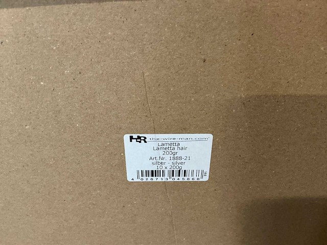 Partij lametta hair 200gr zilver (127x) - afbeelding 4 van  4