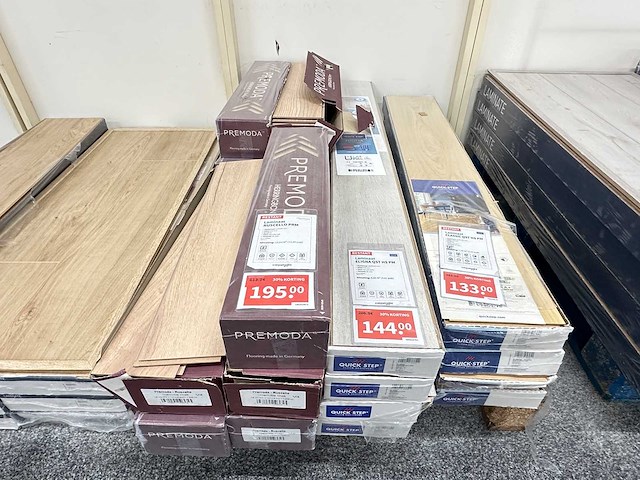 Partij laminaat op 4 pallets - afbeelding 4 van  5