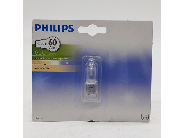 Partij lampen, philips, o.a. halogeen warm white g9 - afbeelding 1 van  4