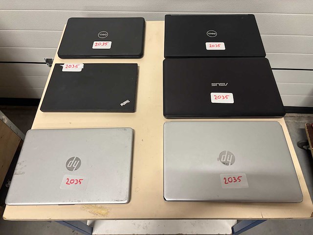 Partij laptops 6x - afbeelding 4 van  4