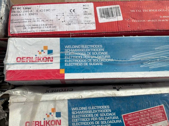 Partij laselektroden - afbeelding 13 van  14