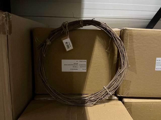 Partij lata string small round natural ø32cm (396x) - afbeelding 5 van  7