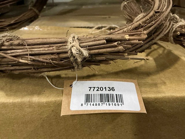 Partij lata string small round natural (504x) - afbeelding 2 van  4