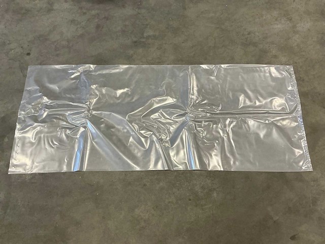 Partij ldpe zakken transparant 60x150cm 0. 100mm (1100x) - afbeelding 1 van  4