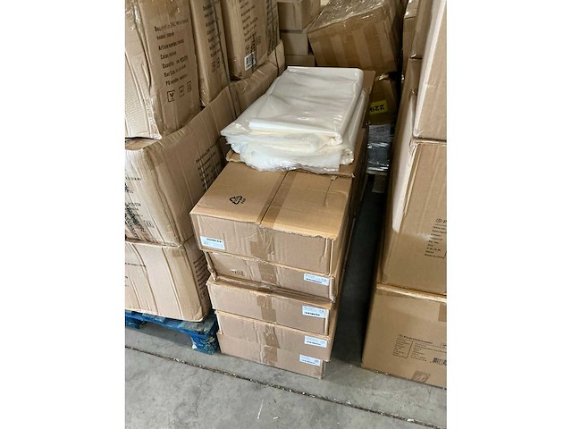 Partij ldpe zakken transparant 60x150cm 0. 100mm (1100x) - afbeelding 3 van  4