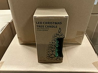 Partij led candle christmas tree d8,6/h16cm green (143x) - afbeelding 2 van  5