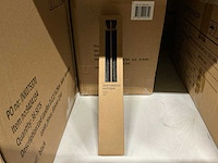 Partij led candles wax black rib ø2,2xh29cm 2/set (144x) - afbeelding 1 van  4