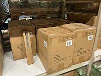 Partij led candles wax grey rib ø2,2xh29cm 2/set (180x) - afbeelding 2 van  3