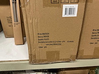 Partij led candles wax grey rib ø2,2xh29cm 2/set (180x) - afbeelding 3 van  3