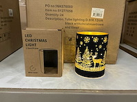 Partij led christmas light d9/h12cm black (26x) - afbeelding 1 van  3
