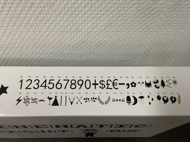 Partij led cinema lightbox (20x) - eigen teksten maken - afbeelding 4 van  9