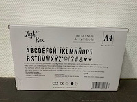 Partij led cinema lightbox (20x) - eigen teksten maken - afbeelding 5 van  9