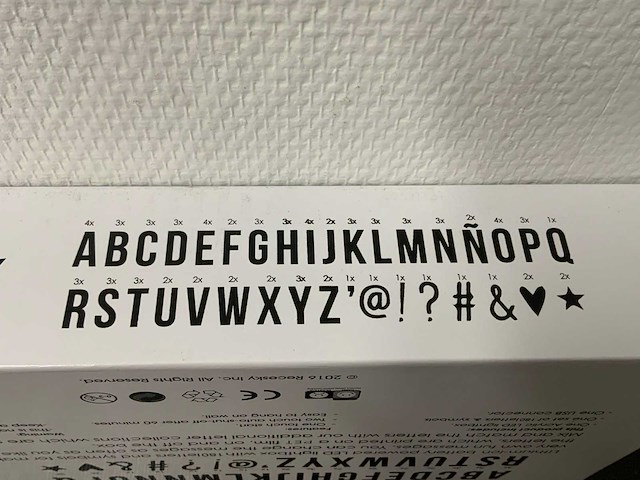 Partij led cinema lightbox (20x) - eigen teksten maken - afbeelding 7 van  9