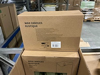 Partij led wax candles green rustique sets met remote control (46x) - afbeelding 5 van  6