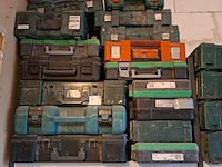 Partij lege gereedschapsboxen o.a. makita, bosch - afbeelding 3 van  10