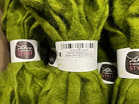 Partij lehner 100% wool stylit organic band groen (58x) - afbeelding 3 van  3