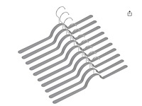 Partij levivo clothing hangers dark grey (80x) - afbeelding 1 van  3