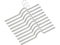 Partij levivo clothing hangers light grey (320x) - afbeelding 3 van  4