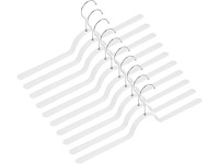 Partij levivo clothing hangers white (160x) - afbeelding 1 van  4