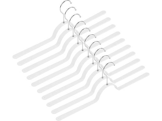 Partij levivo clothing hangers white (80x) - afbeelding 1 van  4