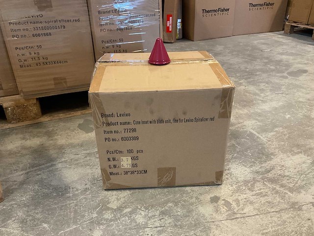 Partij levivo spiraalsnijders (750x) & levivo cone inzetstuk met mesunit (1000x) - afbeelding 3 van  7
