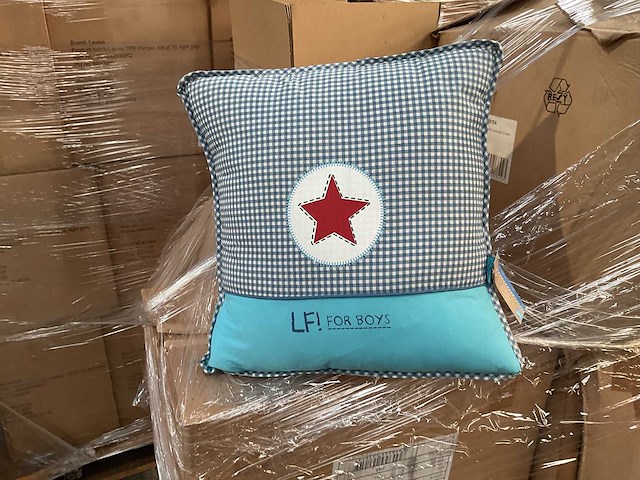 Partij lief - sierkussen - blauw (120x) - afbeelding 1 van  4