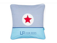 Partij lief - sierkussen - blauw (120x) - afbeelding 4 van  4