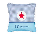 Partij lief - sierkussen - blauw (200x) - afbeelding 3 van  4