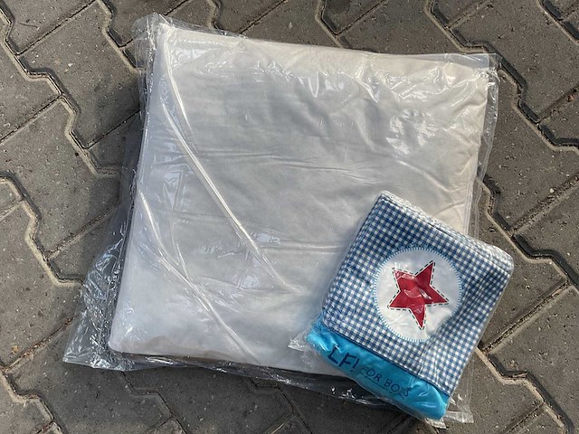 Partij lief - sierkussen - blauw (200x) - afbeelding 1 van  4