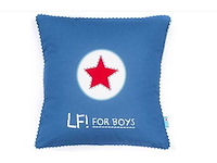 Partij lief - sierkussen - blauw (220x) - afbeelding 1 van  3