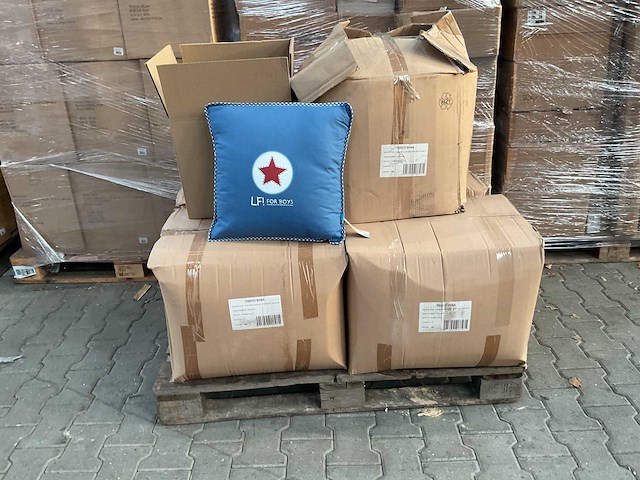 Partij lief - sierkussen - blauw (75x) - afbeelding 1 van  4