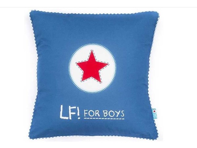 Partij lief - sierkussen - blauw (75x) - afbeelding 3 van  4