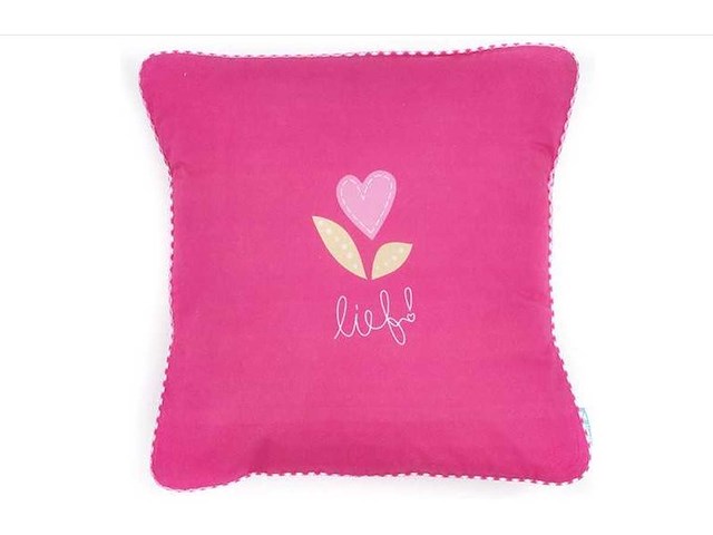 Partij lief - sierkussen - rood (190x) - afbeelding 1 van  4