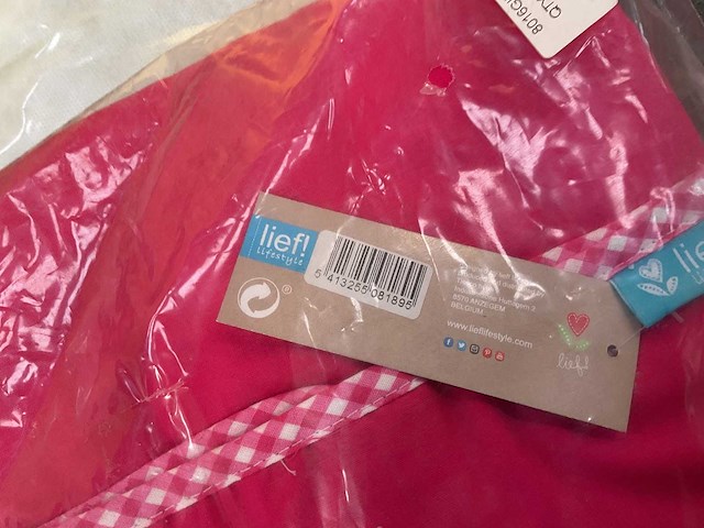 Partij lief - sierkussen - rood (190x) - afbeelding 3 van  4