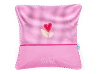 Partij lief - sierkussen - roze (65x) - afbeelding 3 van  4