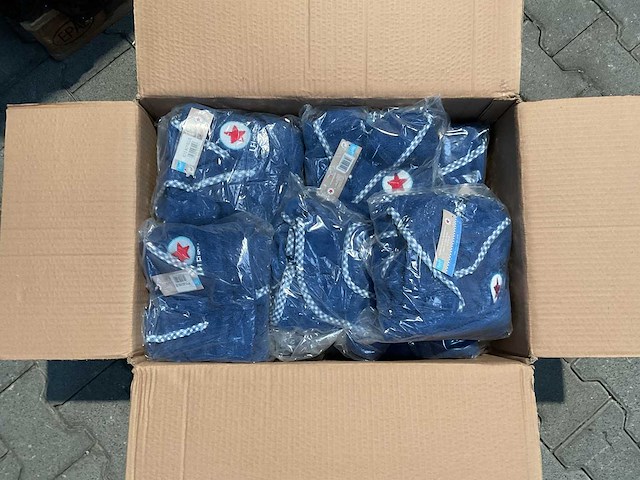 Partij lief badjas blauw (17x) - afbeelding 1 van  5