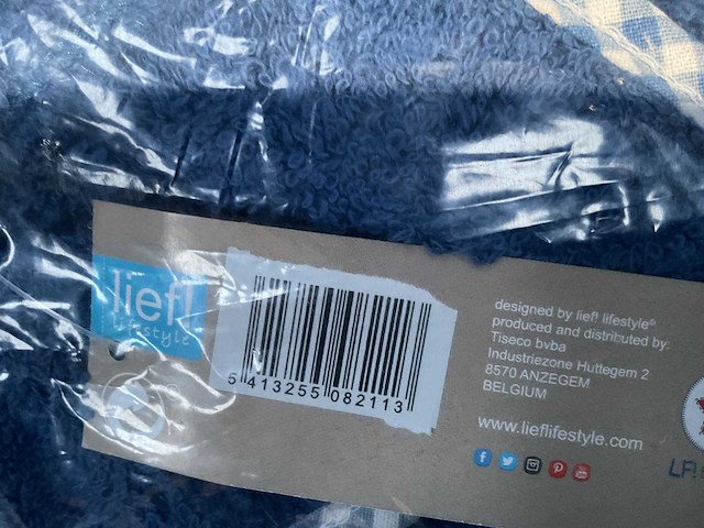 Partij lief badjas blauw (17x) - afbeelding 3 van  5