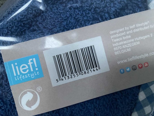 Partij lief badjas blauw (17x) - afbeelding 4 van  5