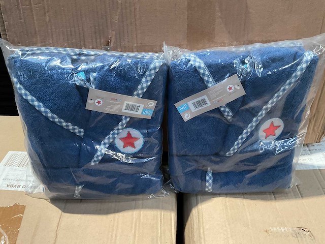 Partij lief badjassen blauw (90x) - afbeelding 4 van  4