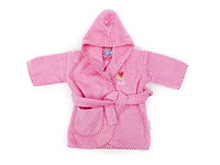 Partij lief badjassen roze (90x) - afbeelding 3 van  4
