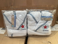 Partij lief badjassen wit (108x) - afbeelding 3 van  4