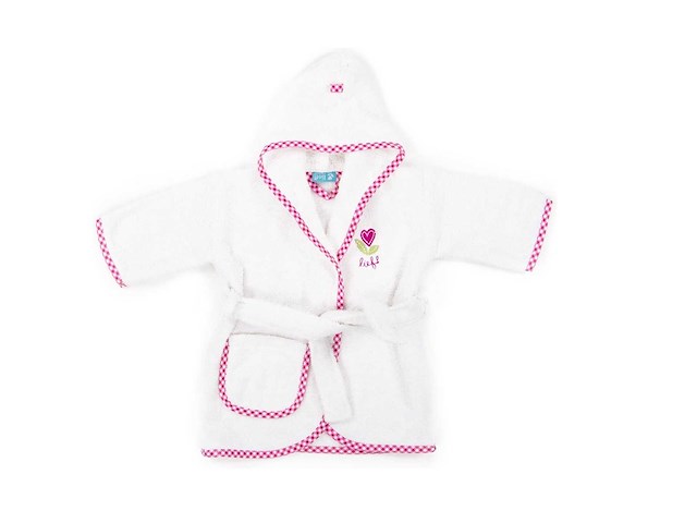Partij lief badjassen wit (90x) - afbeelding 4 van  4