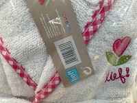 Partij lief badjassen wit (90x) - afbeelding 3 van  4