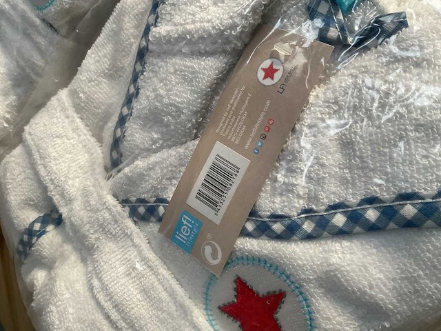 Partij lief badjassen wit (90x) - afbeelding 4 van  4