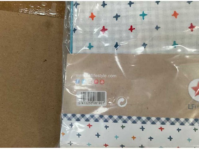 Partij lief dekbedovertrek + 1 kussensloop - blauw (50x) - afbeelding 3 van  5