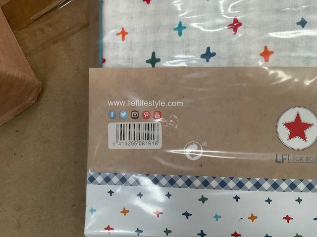 Partij lief dekbedovertrek + 1 kussensloop - blauw (50x) - afbeelding 5 van  5